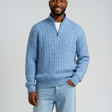 Graham | Casual Zip-Neck Jumper