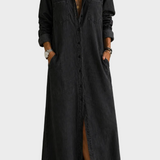 Denim button-down dress | Sofia