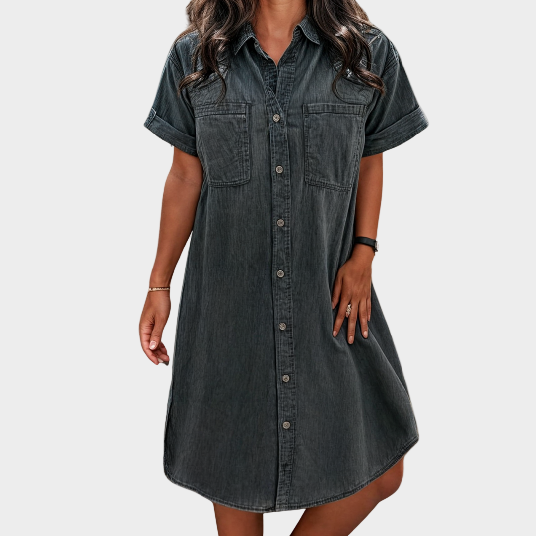 Edith Summer Denim Dress