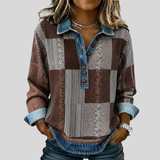 Meridell Colour Block Print Sweatshirt