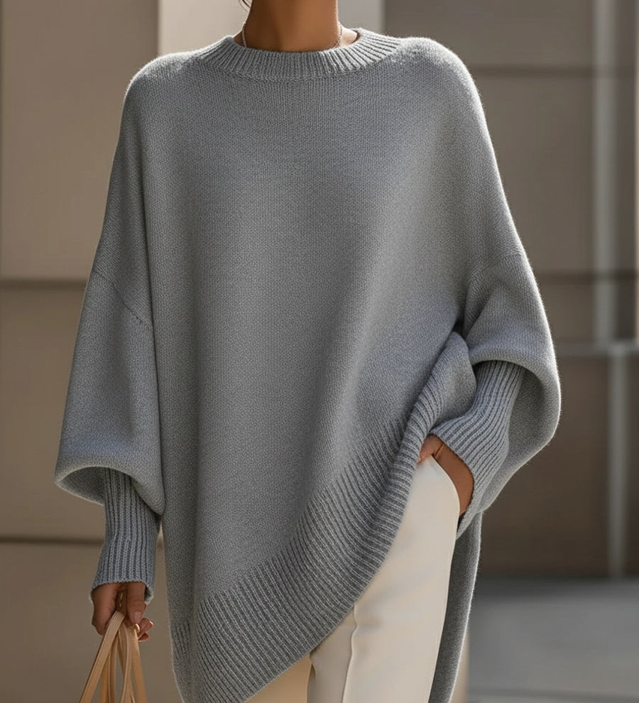 Ivy Oversized Wide-Neck Jumper