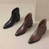 Camila Luxe Low-Heel Ankle Boots