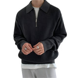 Malcolm | Smart Zip-Neck Jumper