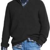 Daniel | Relaxed Zip-Neck Jumper