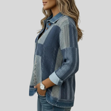 Meridell Colour Block Print Sweatshirt