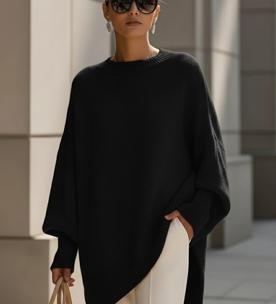 Ivy Oversized Wide-Neck Jumper