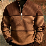 Henrik | Graphic High-Collar Zip Jumper