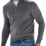 Eric | Classic Zip-Neck Jumper