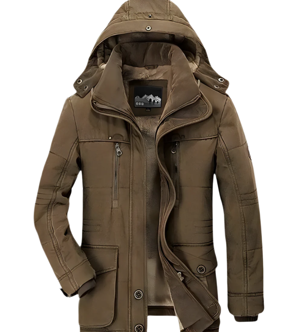 Gordon | Padded Zip Winter Jacket