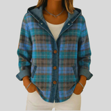 Dajana™ | Plaid hooded shirt-jacket