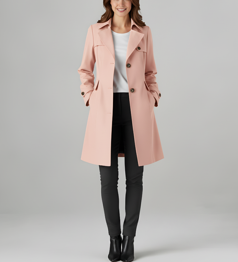 Silvia Classic Lightweight Trench Coat