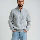 Graham | Casual Zip-Neck Jumper