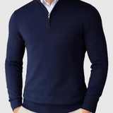 Raymond | Modern Zip-Neck Jumper