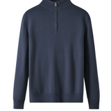 John | Smart Zip-Neck Jumper