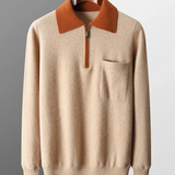 Robin | Zip-Collar Polo Jumper