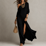 Manuela - One-Shoulder Maxi Dress