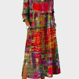 Ariadne Multicolour Patchwork Denim Dress