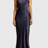 Sofia Maxi Dress with Diagonal Straps and Open Back