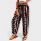 Lola - Trousers with an ethnic print
