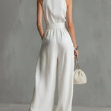 Lucija - Wide-Leg Jumpsuit with Belt