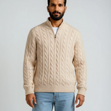Graham | Casual Zip-Neck Jumper