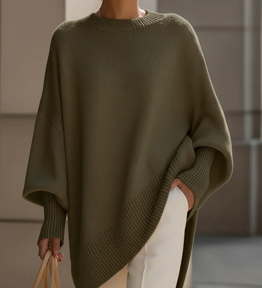 Ivy Oversized Wide-Neck Jumper