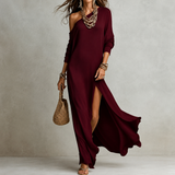 Manuela - One-Shoulder Maxi Dress