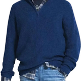 Daniel | Relaxed Zip-Neck Jumper