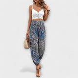 Lola - Trousers with an ethnic print