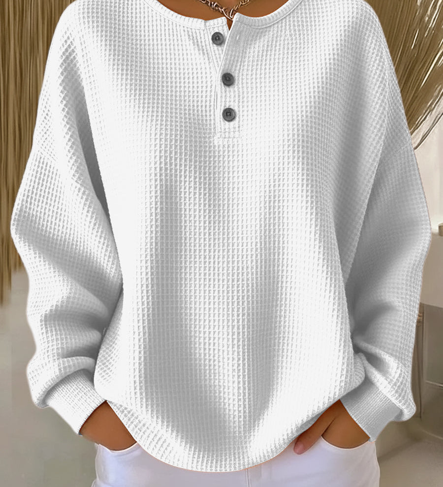 Lea | Πλεκτό πουλόβερ Henley