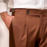 Peter | Summer Linen-Look Trousers