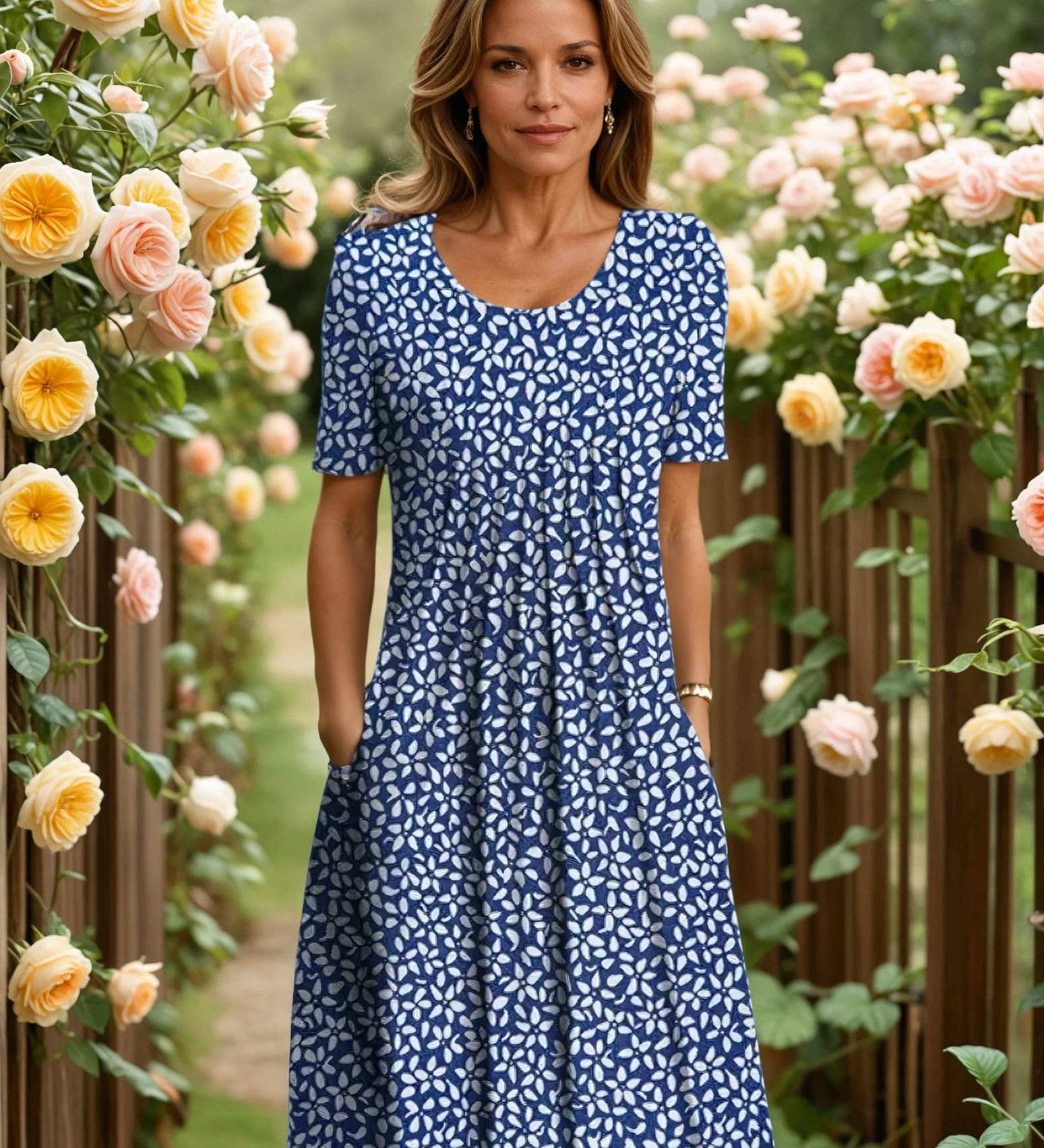 Marianne Elegant Floral Dress