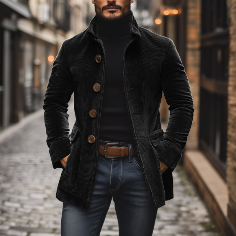 Christopher | Corduroy-Look Coat