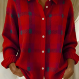 Maria Check Cardigan