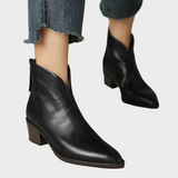 Camila Luxe Low-Heel Ankle Boots