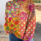 Abigail | Floral Collared Sweater