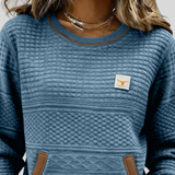 Ema™ | T-shirt with contrast details and front pocket