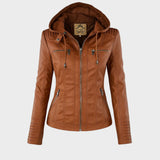 Monika - Elegant Leather Jacket