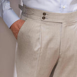Peter | Summer Linen-Look Trousers