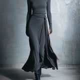 Naiara™ | Long dress with a side knot