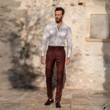 Peter | Summer Linen-Look Trousers