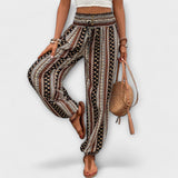 Lola - Trousers with an ethnic print
