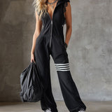 Zorana - Vintage Hooded Jumpsuit