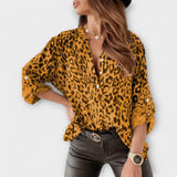 Bella Modern Leopard Print Blouse