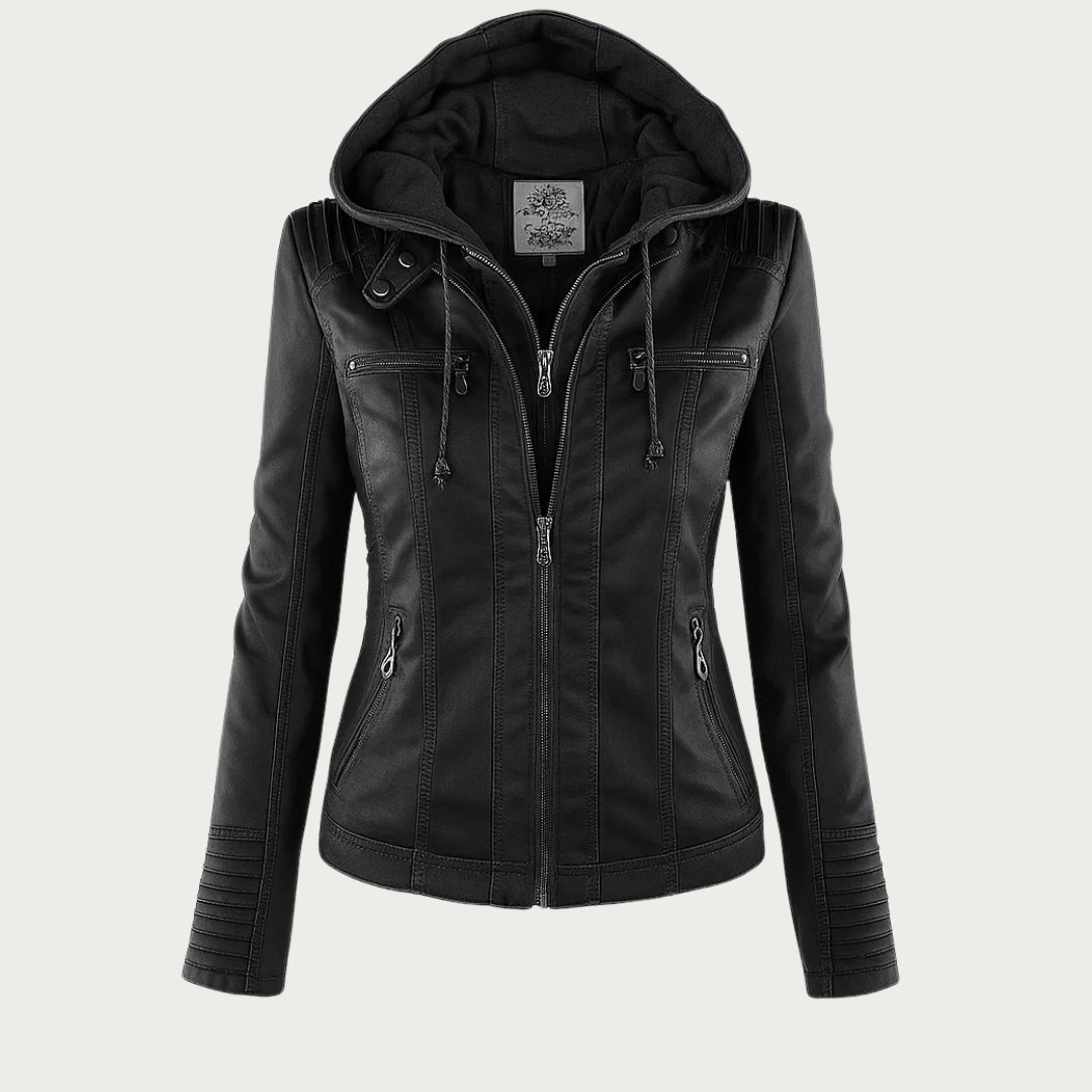 Monika - Elegant Leather Jacket