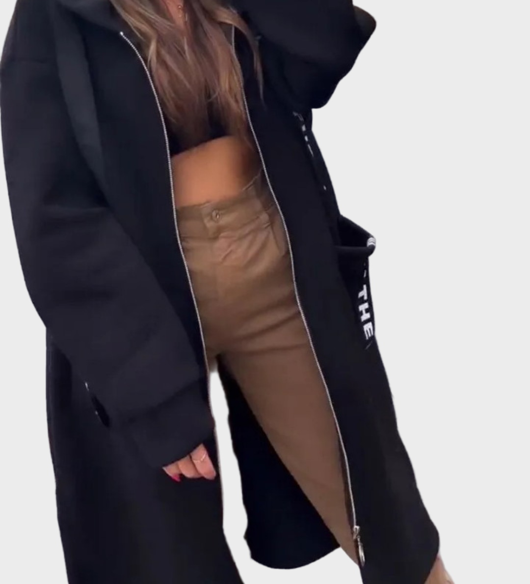 Rosa Longline Hooded Sweatshirt