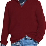 Daniel | Relaxed Zip-Neck Jumper