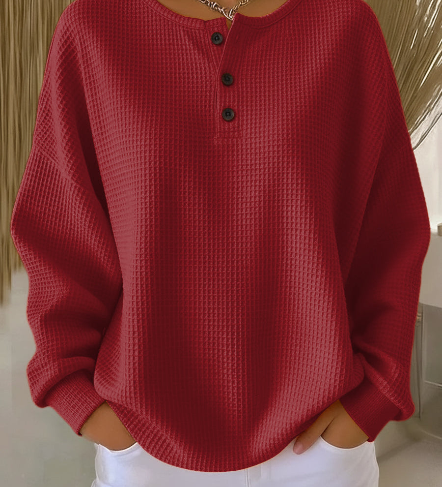 Lea | Πλεκτό πουλόβερ Henley