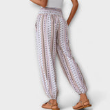 Lola - Trousers with an ethnic print