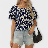 Maria Casual Round-Neck Blouse